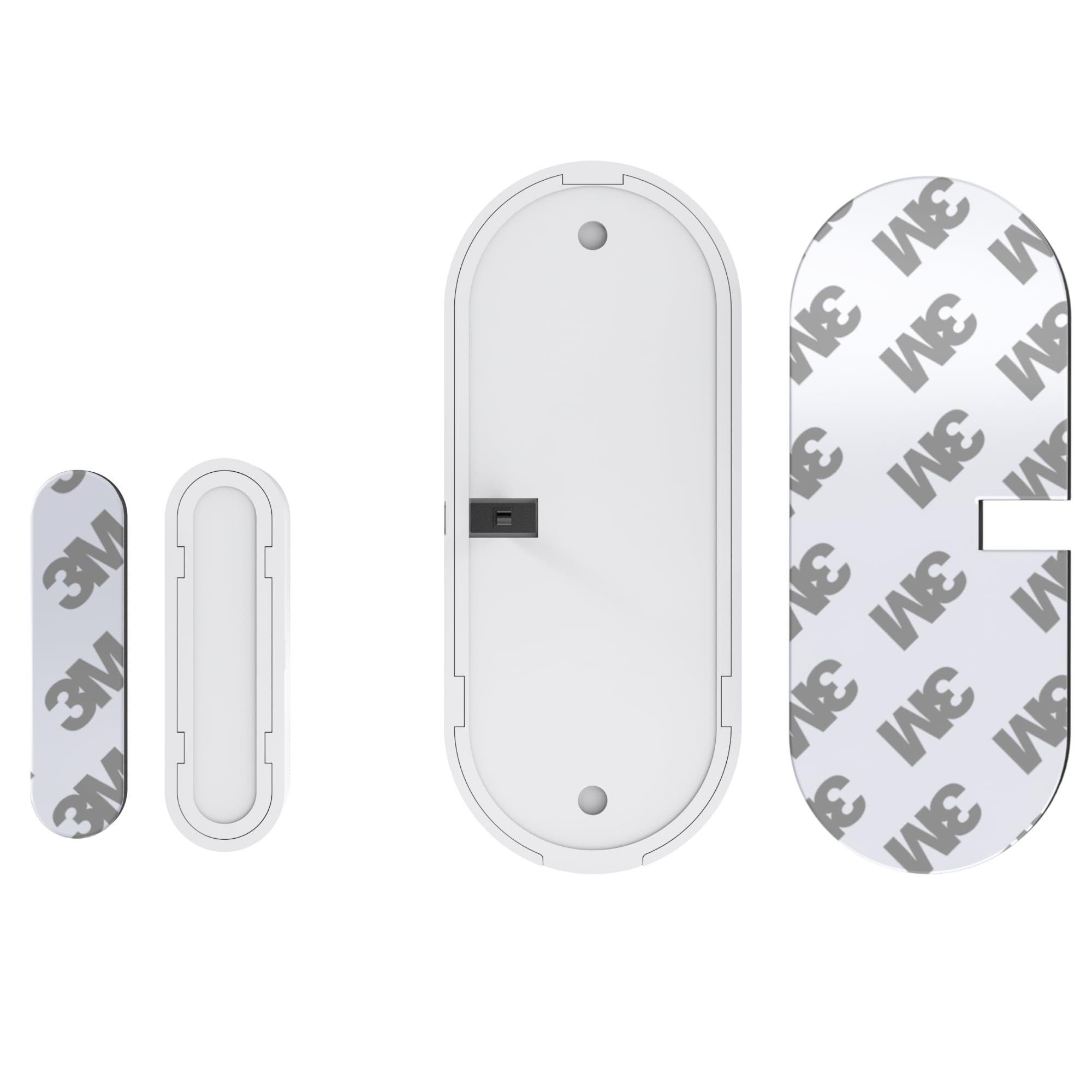 Safe2Home® Sensor de ventana – Sensor de puerta Roling Code para sistema de alarma inalámbrico SP310 Safe2Home Profi – Sistema de alarma GSM WLAN – para sistemas de alarma