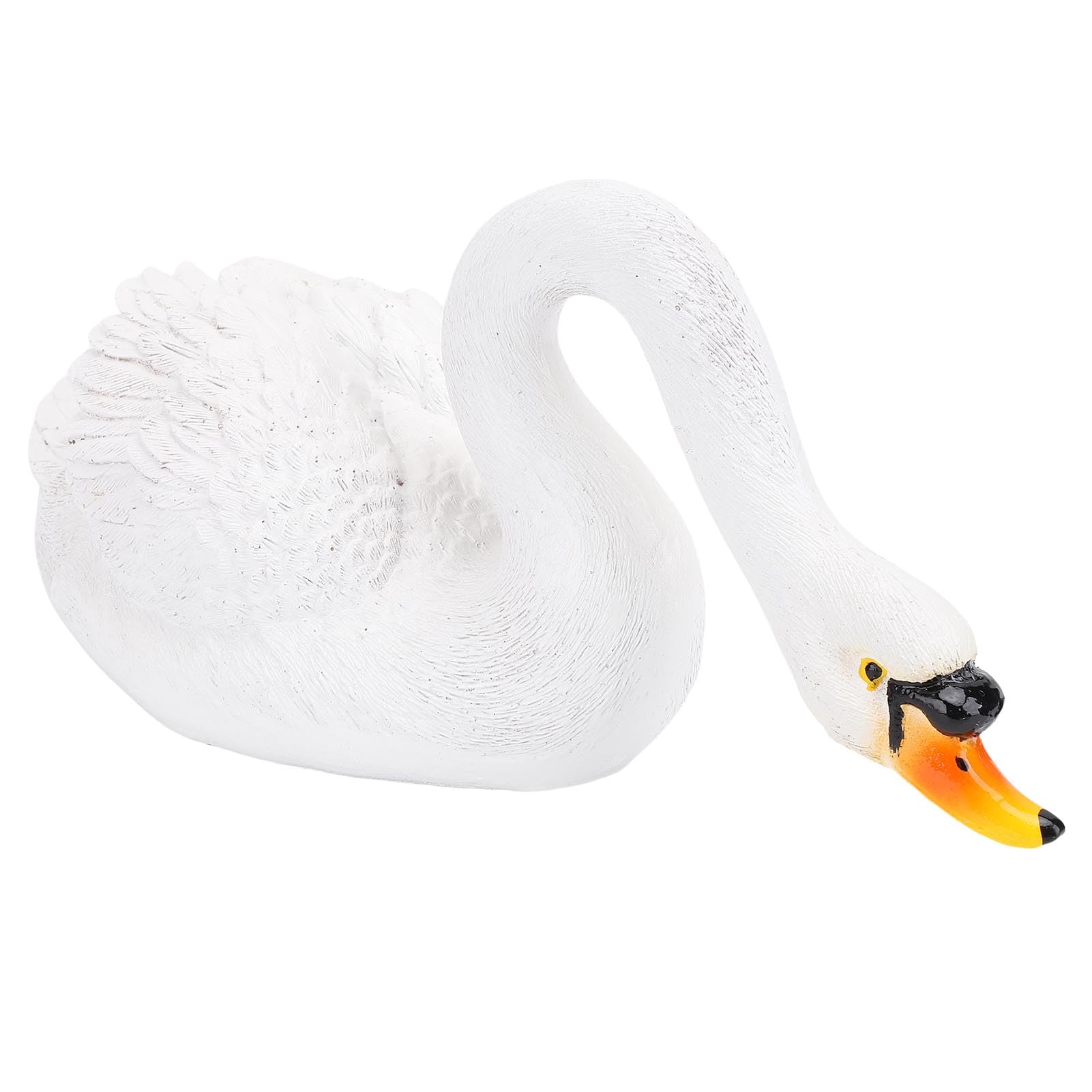 Figurine cygne flottant Haofy en résine pour étang et jardin