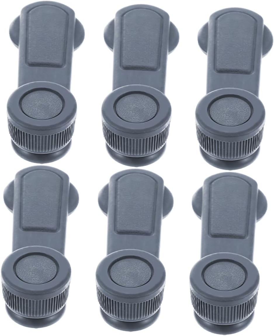 6Pcs Black ABS Car Window Crank Handles Manual Replacement Winders