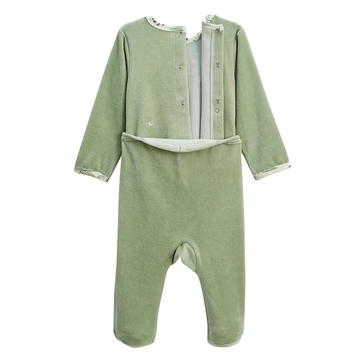 Petit Béguin - Lot de 2 Pyjamas bébé en Velours Boavista