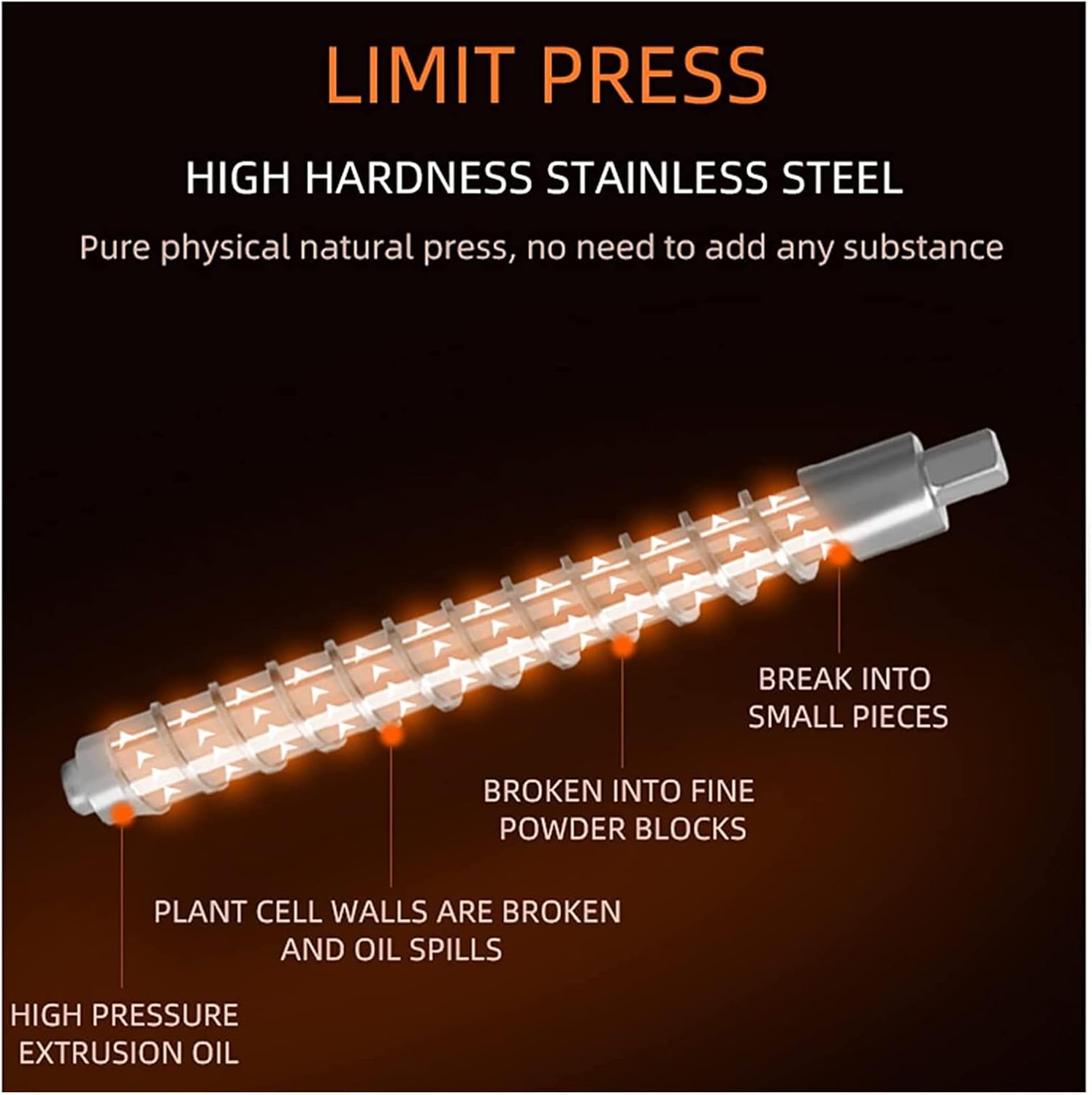 Automatic Oil Press Machine 304 Stainless Steel Intelligent Cold Hot Press Oil Presser Foldable Design for Easy Storage for Pressing Peanut Sesame Rapeseed Walnut Oil