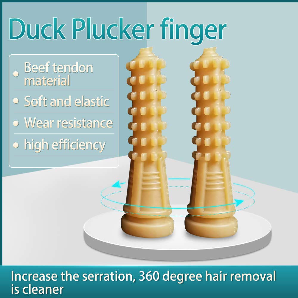 50 pz Lunghezza 88mm Anatra spiumatrice dito in gomma per pollame spiumatrice macchina spiumatura dita macchina di rimozione dei capelli colla stick caldo