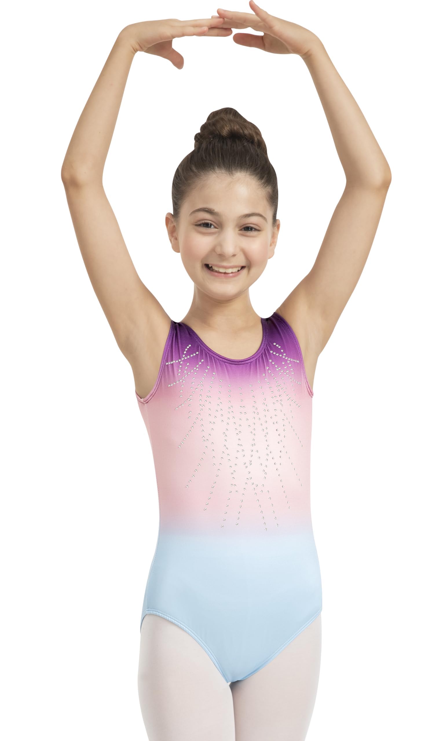 Turnanzug Mädchen Langärmelig Gymnastikanzug Mädchen Kinder Gymnastikanzug Klassisch Trikot Gymnastik Training Dancewear für Mädchen 2-10 Jahre