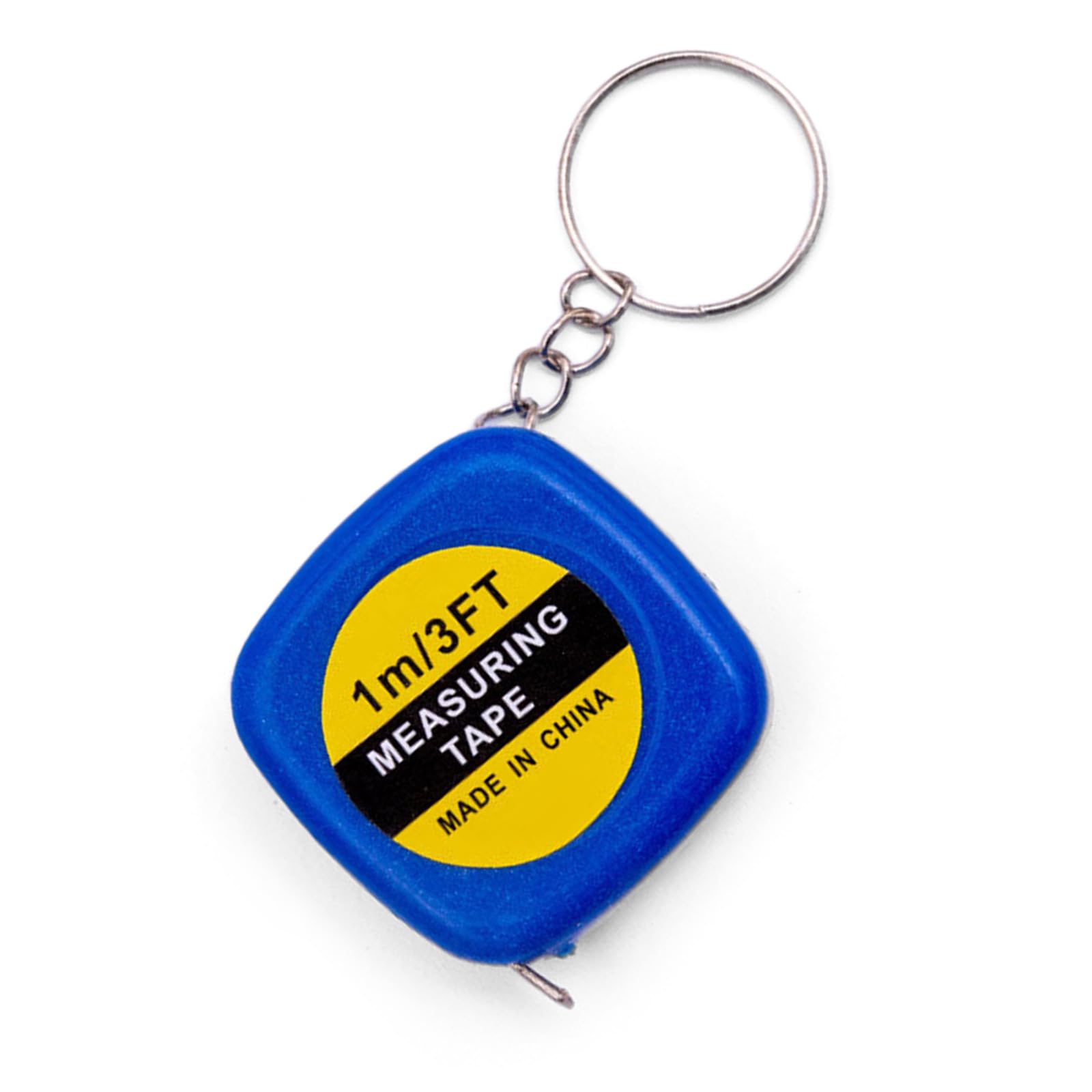 Osniyaw Blue Pocket Tape Measure Double Scale 1M Portable Lightweight Home Travel Measuring Tool With Automatic Retractable Mechanism