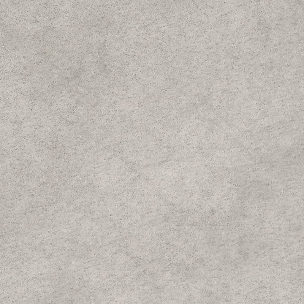 Panchina grigio chiaro, tessuto in microfibra, 70 x 35 x 41 cm, imbottita con schiuma, panca come panca da corridoio, poggiapiedi o panca letto, con pratico contenitore