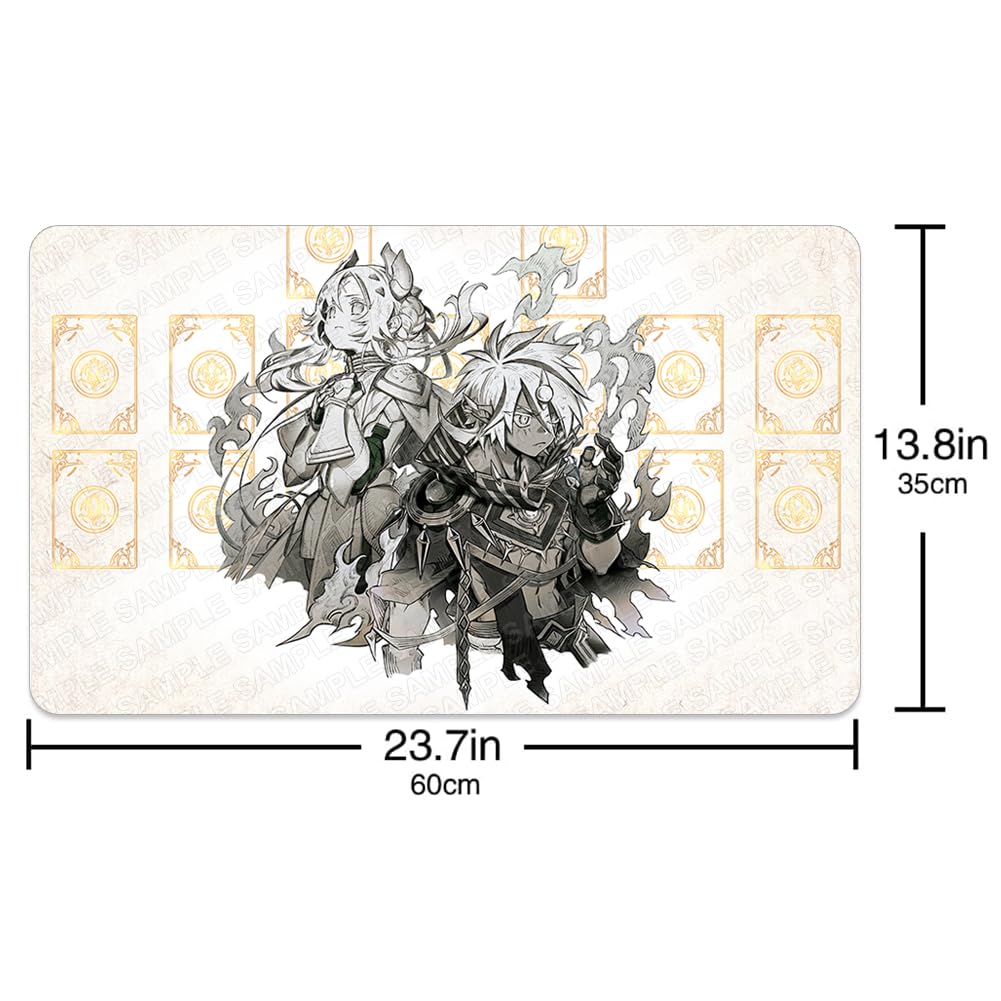 YMILOHOGI Playmat Branded Despian Spright Vanquish Soul TCG CCG
