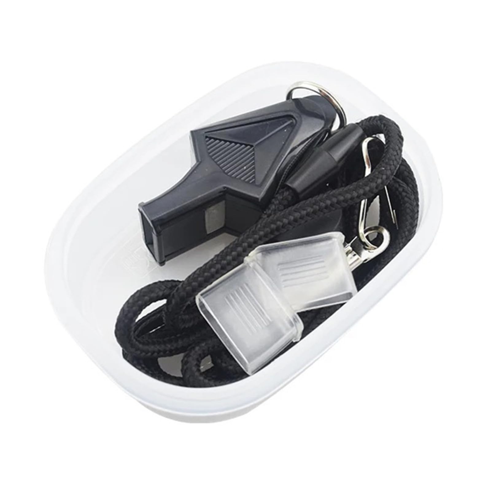 INOOMP 4 Set Fischietti Silbatos para Arbitri Cheerlea Auto Corsa di Calcio di Emergenza ABS
