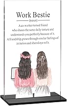 Funny Work Bestie Gifts for Women Best Friends Going Away Leaving Farewell Gifts for Colleagues Boss Retirement Promotion Thank You Appreciation Gifts for Coworker Friend Christmas Valentines Day Gift