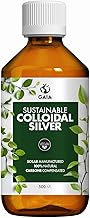 Nachhaltiges Kolloidales Silber | 500 ml | Silberwasser mit 99,99% reinem Silber | Hergestellt aus Solarmodulen - Recycelte PET-Flasche - CO2-kompensiert | 100% natürliche Lösung | GAIA