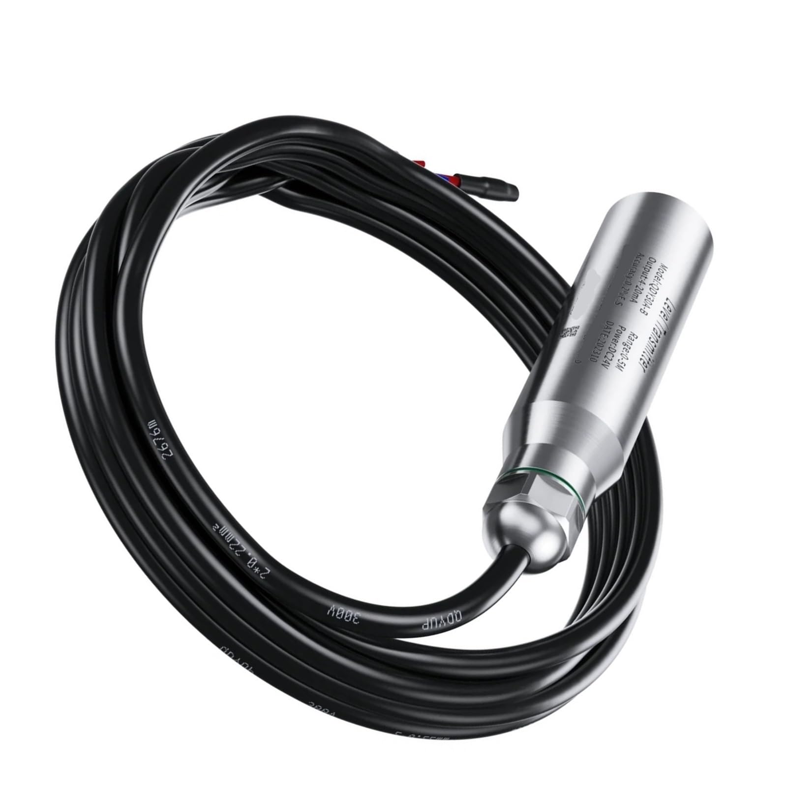 Sensor de nivel sumergible Sensor de nivel hidrostático 485 Transmisor Tanque de agua Convertidor de presión(2M Range 5M Cable)