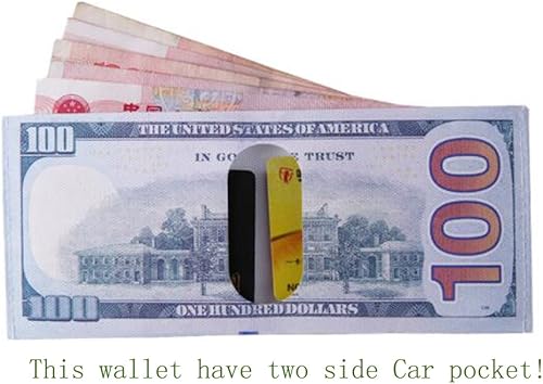 Miniatura 5 de Billetera de dólar estadounidense para hombre, diseño de billeteras de lona con diseño de billeteras de billeteras para tarjetas de crédito con