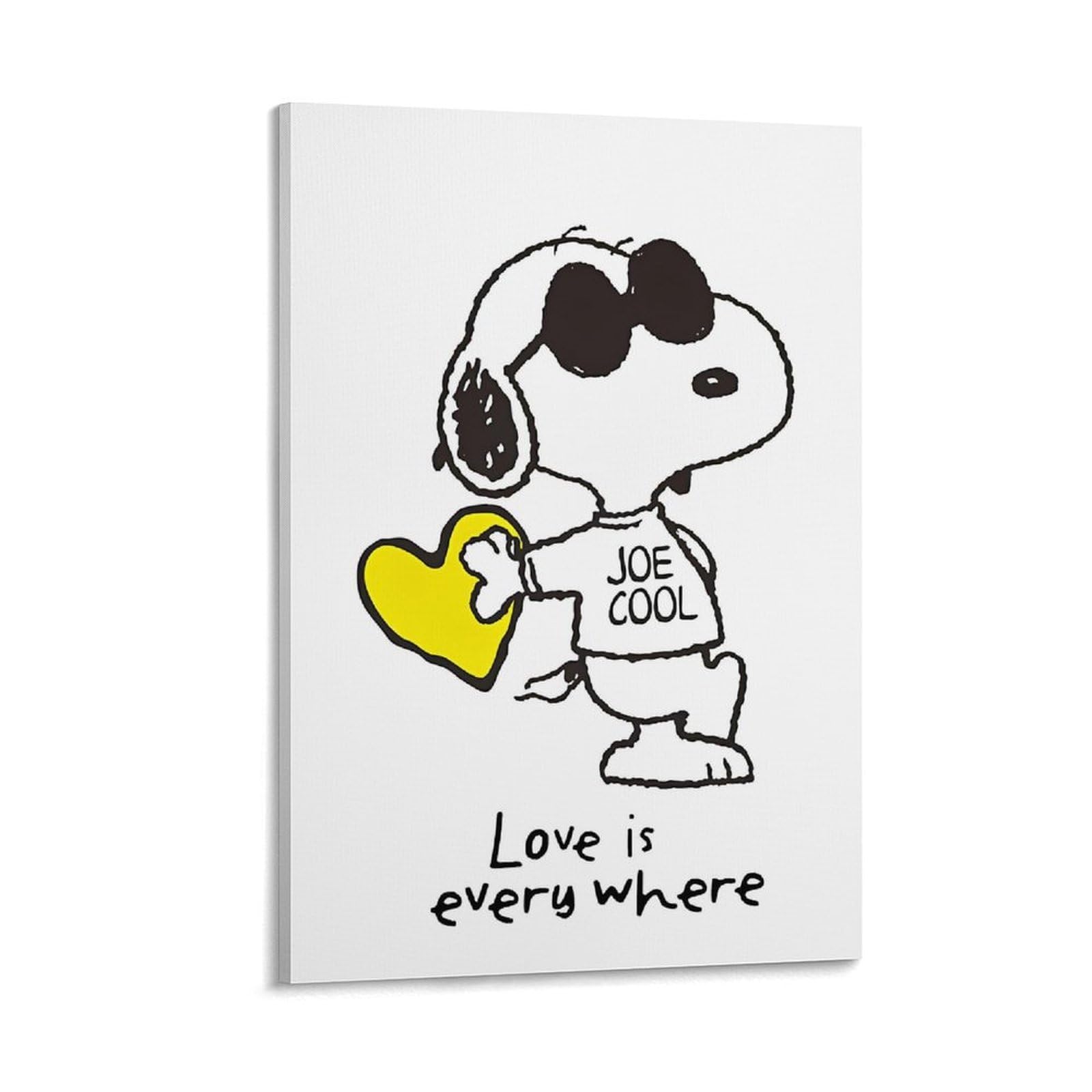 スヌーピー キャンバスアート 12x18