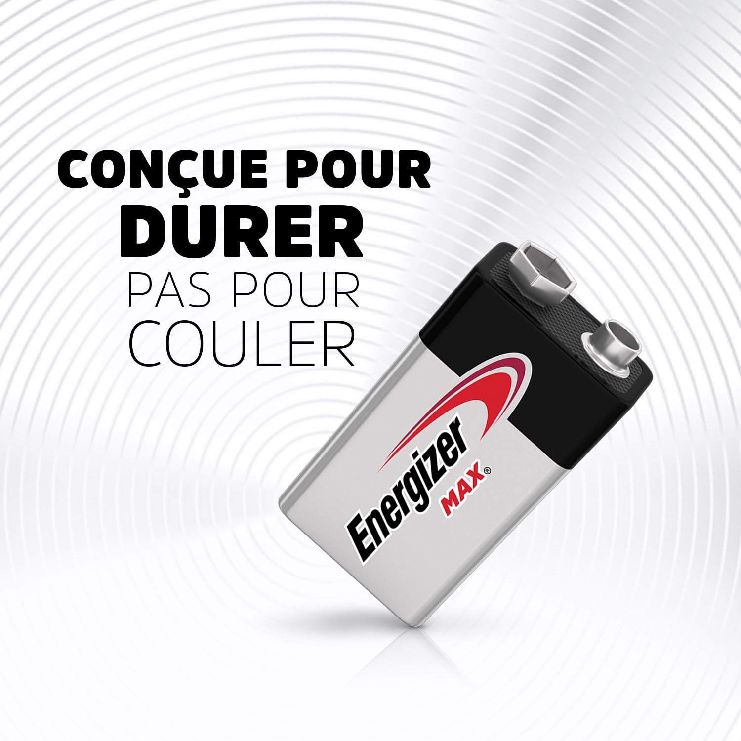 Energizer Max - Pile 9V (Lot de 3) - Alcaline Neuf Volts - Énergie Longue durée - pour Les Détecteurs de Fumée et Les Radios - Emballage 100% Recyclable et sans Plastique - Conservation 5 Ans