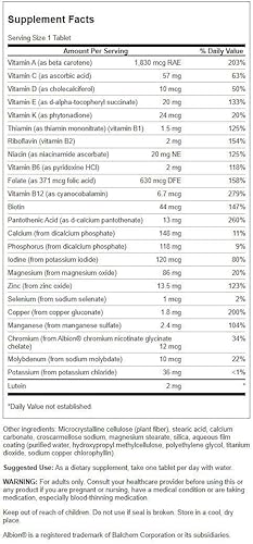 Miniatura 2 de Swanson Geromulti Sin Hierro (Multivitamínico para Personas Mayores) 100 Tabletas