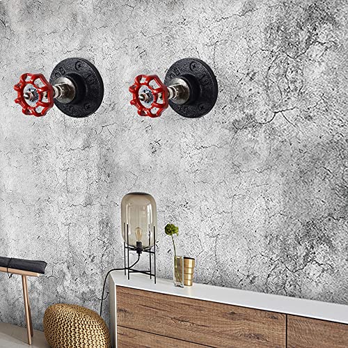 Dsdst 3 Pcs Industrial Pipe Coat Hook Racks, Rustic Hat Robe Coat Hooks, Wall Mounted Heavy Duty Clothing Racks With Hardware For Home,Office #TOP5