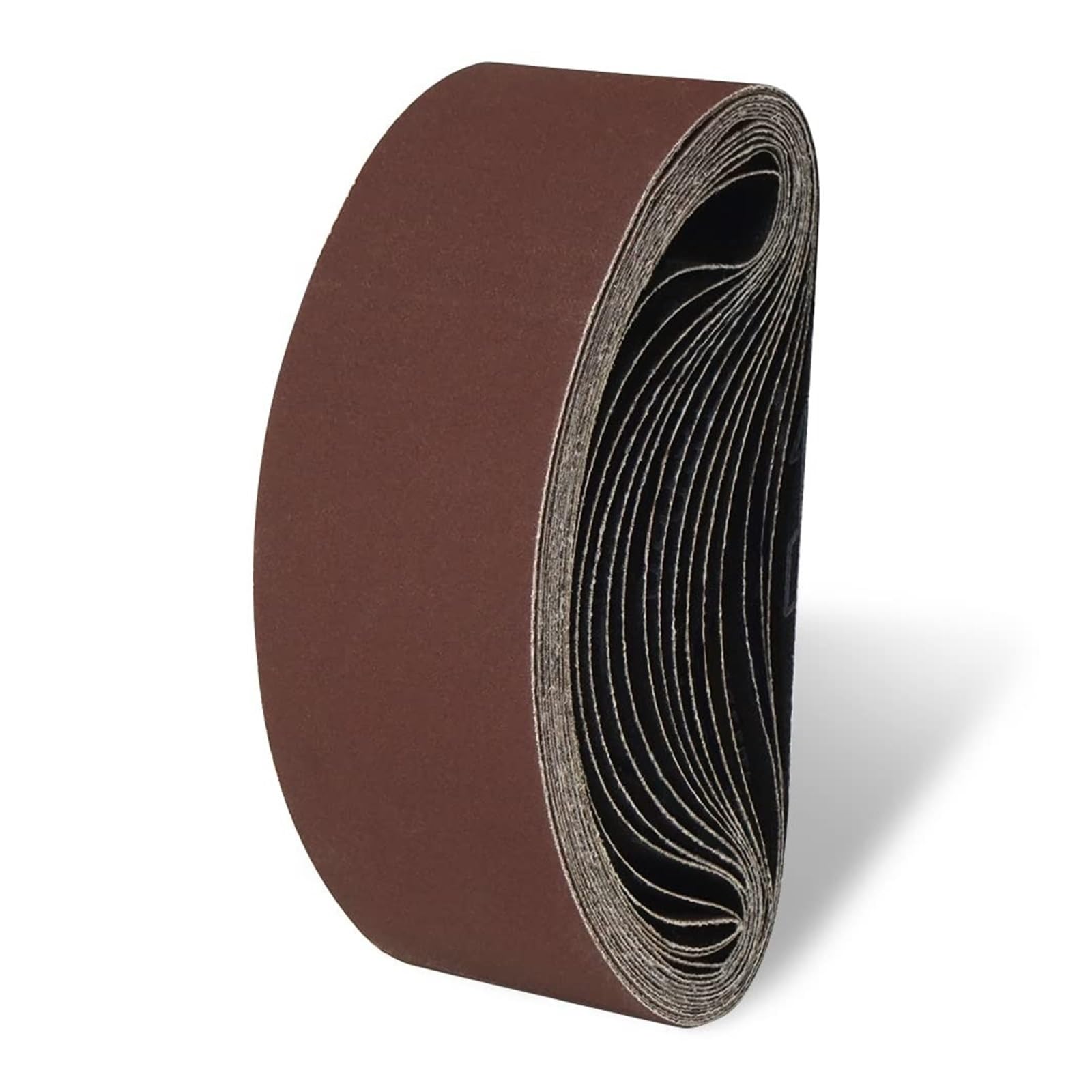 HKVTVCYPYA 10Pcs 3inchx18inch Sanding Belts 75X457mm Belt Sander Accessories for Woodworking Metal Polishing Aluminum Oxide(P100)