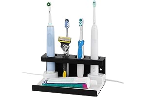 Premium Electric Toothbrush Holder with Built-in Charger for Enhanced Oral Hygiene