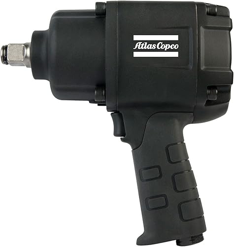 Atlas Copco Llave de impacto de pistola PRO serie W24. Unidad cuadrada de 38 pulgadas. Velocidad libre de 7000 rmin. Potencia de sonido de 99 dB(A).