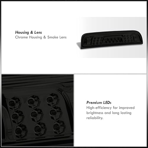 Miniatura 3 de AJP Distributors Trasero LED 3RD tercera luz de freno de montaje alto centro de techo trasero de carga lámpara de carga barra de montaje