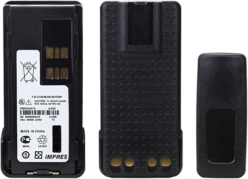 PMNN4407A IMPRES Rapid Battery for Motorola XPR3300 XPR3500 XPR7350 XPR7380 APX 1000 DP4800 XiR P8668 Replacement Battery 7.4V 1800 mAh Battery
