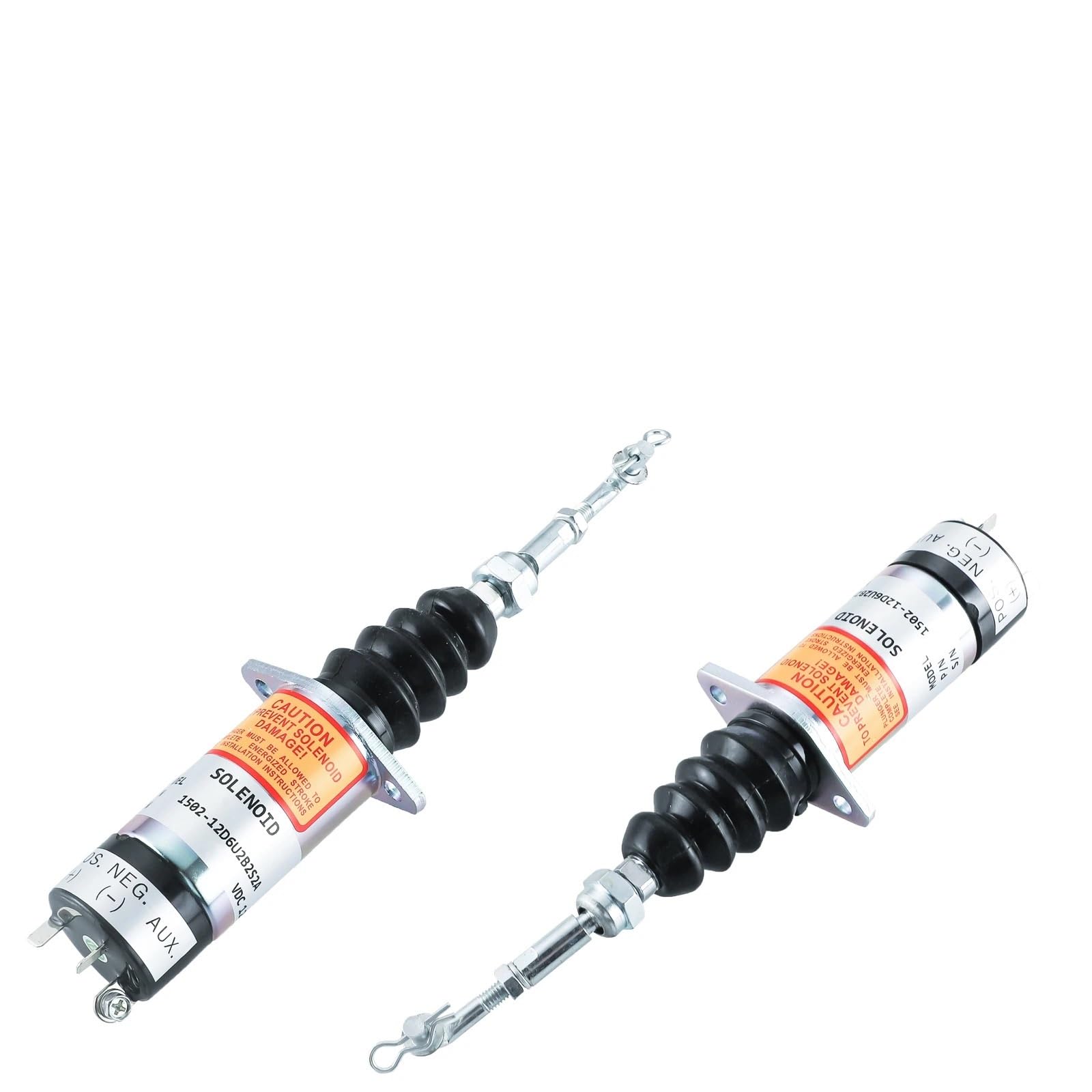 zamiennik do wentylu grzejnika Pasuje do miniładowarki Caterpillar 226 Perkins UB704 12V elektromagnes odcinający paliwo 1502-12D6U2B2S2A Woodward 307-2546