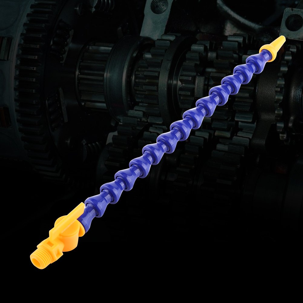 1/4 "PT Tubo flessibile del liquido di raffreddamento dell'olio per acqua, 12 pezzi Rotondo naso piatto Tornio CNC Macchina Ugello tondo flessibile Tubo flessibile del liquido di raffreddamento del tu