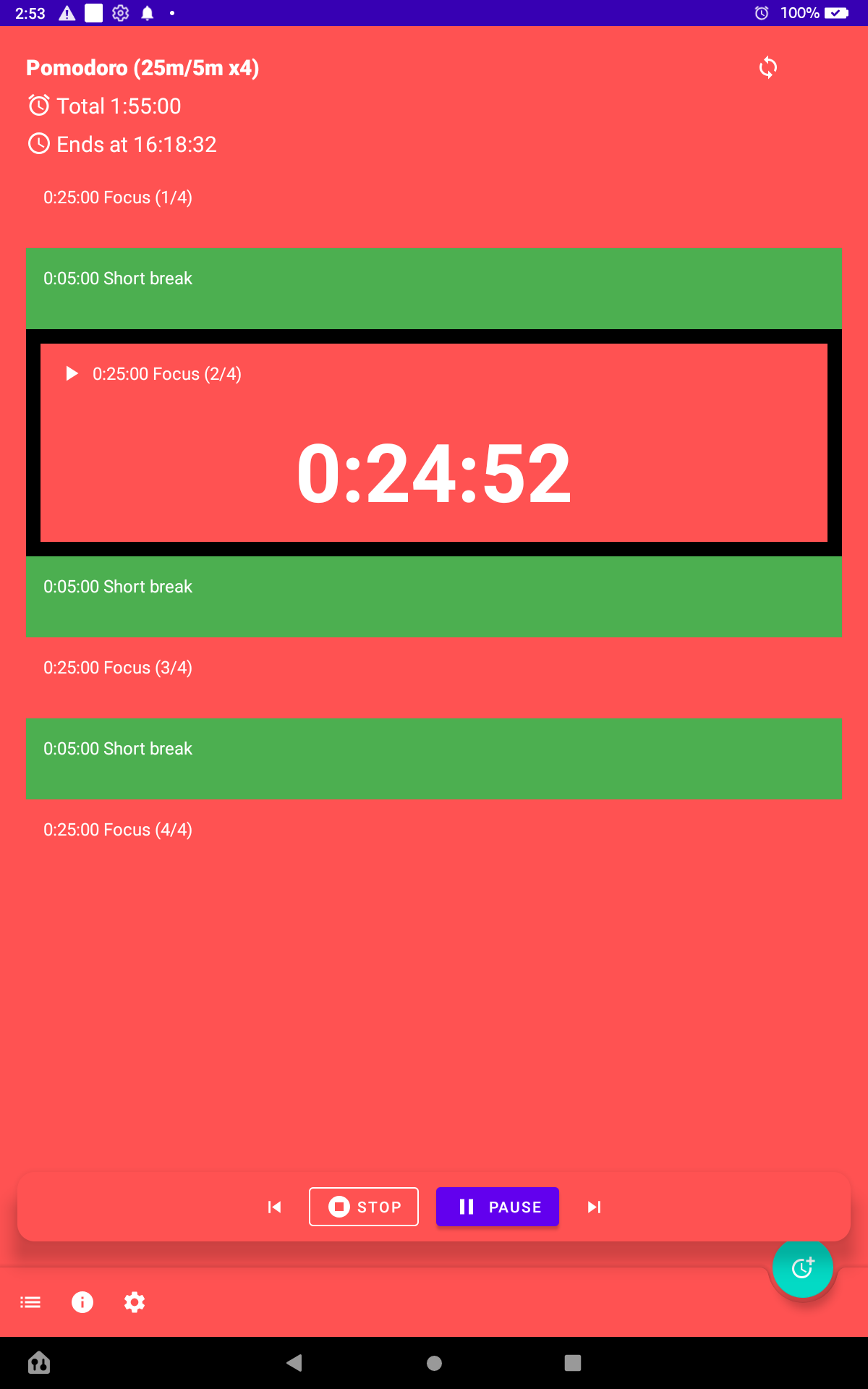 simple sequential timer - App on Amazon Appstore