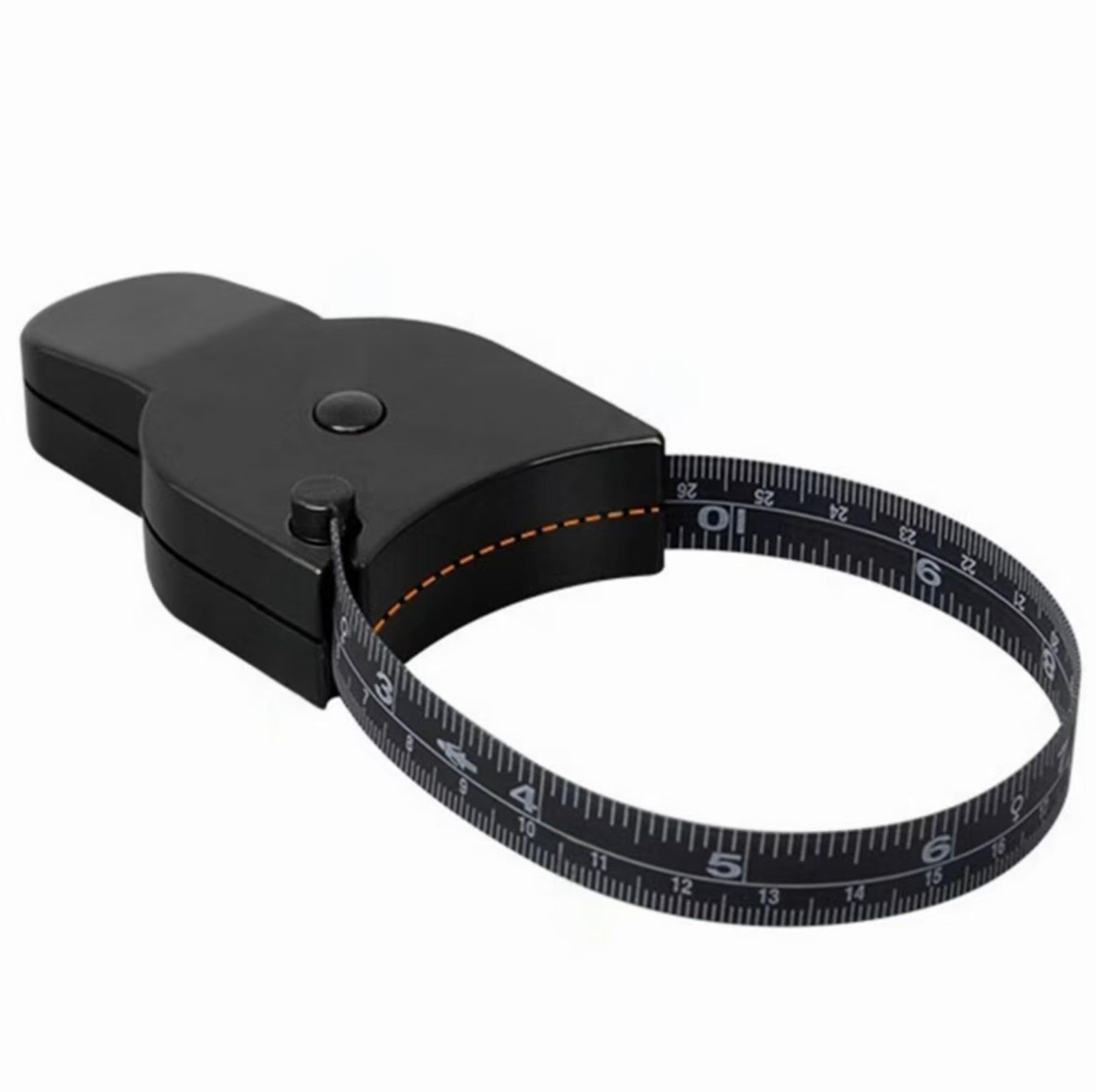 Cinta métrica para medidas corporales - Cinta métrica autobloqueante con botón de presión y retracción - Cinta métrica precisa para cintura, pecho, caderas, muslos y brazos, ideal para fitness y hogar