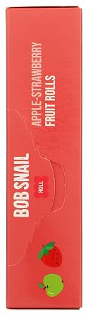 Bob Snail Apple Strawberry Fruit Rolls, 100 GR