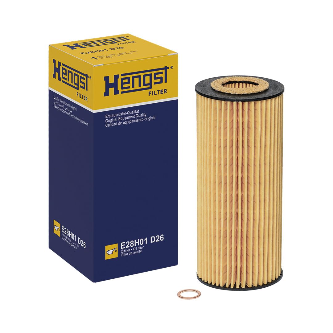 HENGST FILTER E28H01 D26 Oil Filter for BMW