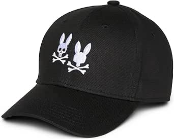 Psycho Bunny Berretto Da Baseball Uomo Lenox - Twill Di Cotone, Visiera Curva, Chiusura Regolabile, Ricamo Coniglietto - 6