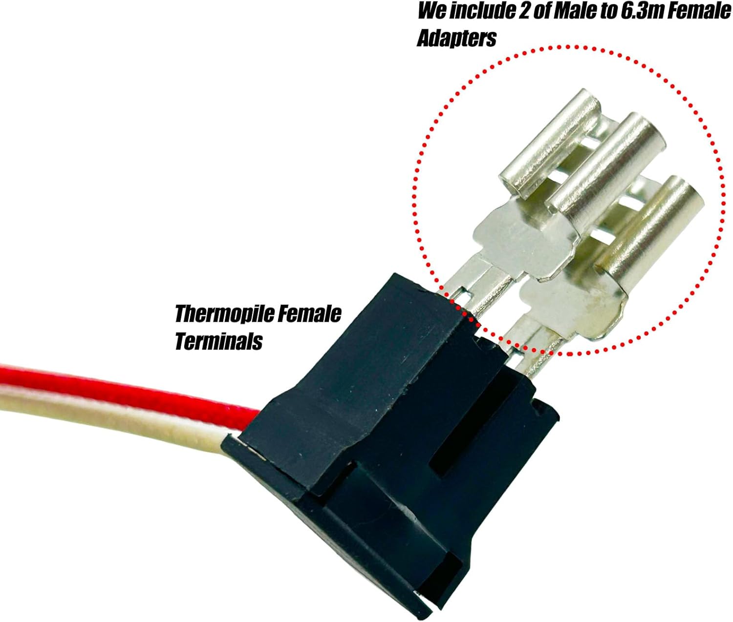 MENSI Pilot Burner Assembly Replacement Replace for Kit SP20824,SP20754,SP21058,SP21059,SP20800 Compatible for Rheem, Ruud and Richmond Water Heaters, NG with LP Orifice