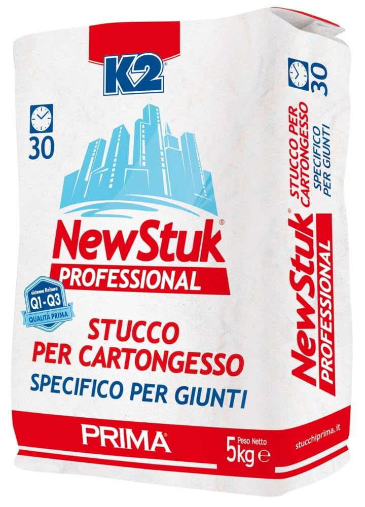 4PZ STUCCO PER CARTONGESSO "PROFESSIONAL" KG. 5 NextradeItalia Mod.FERX.GGJPM