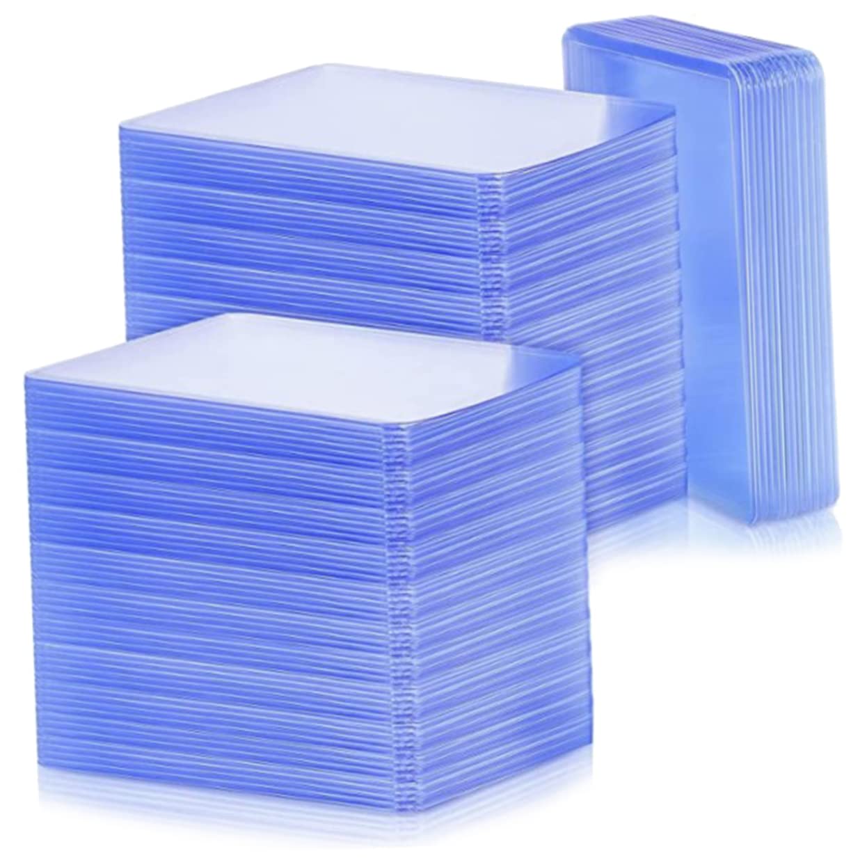 Buste Protettive Standard per Carte Collezionabili Blu 100 Pezzi Pvc