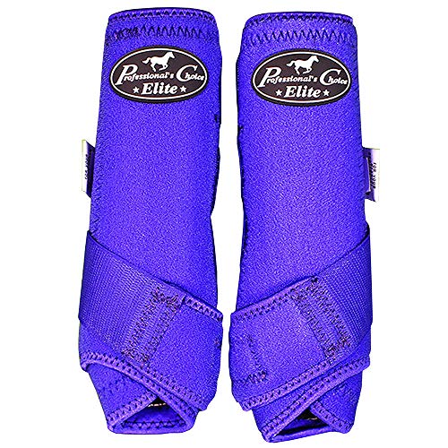 Professionals Choice Equine Sports Medicine Ventech Elite Front Leg Boot, Pair (Medium, Purple)