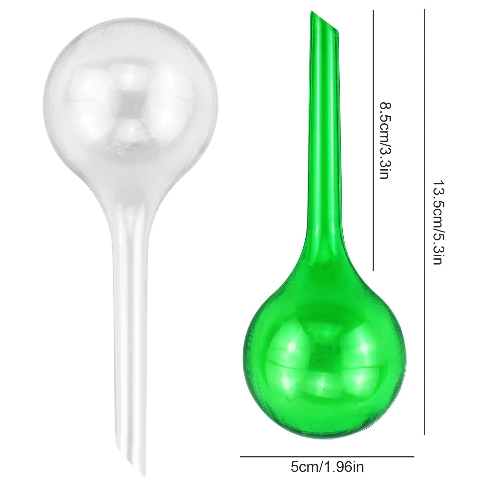 Confezione da 3 dispositivi di irrigazione per piante in plastica PVC trasparente, graziosi globi autoirriganti a forma di uccello, lampadine per irrigazione automatica per piante in vaso da interni