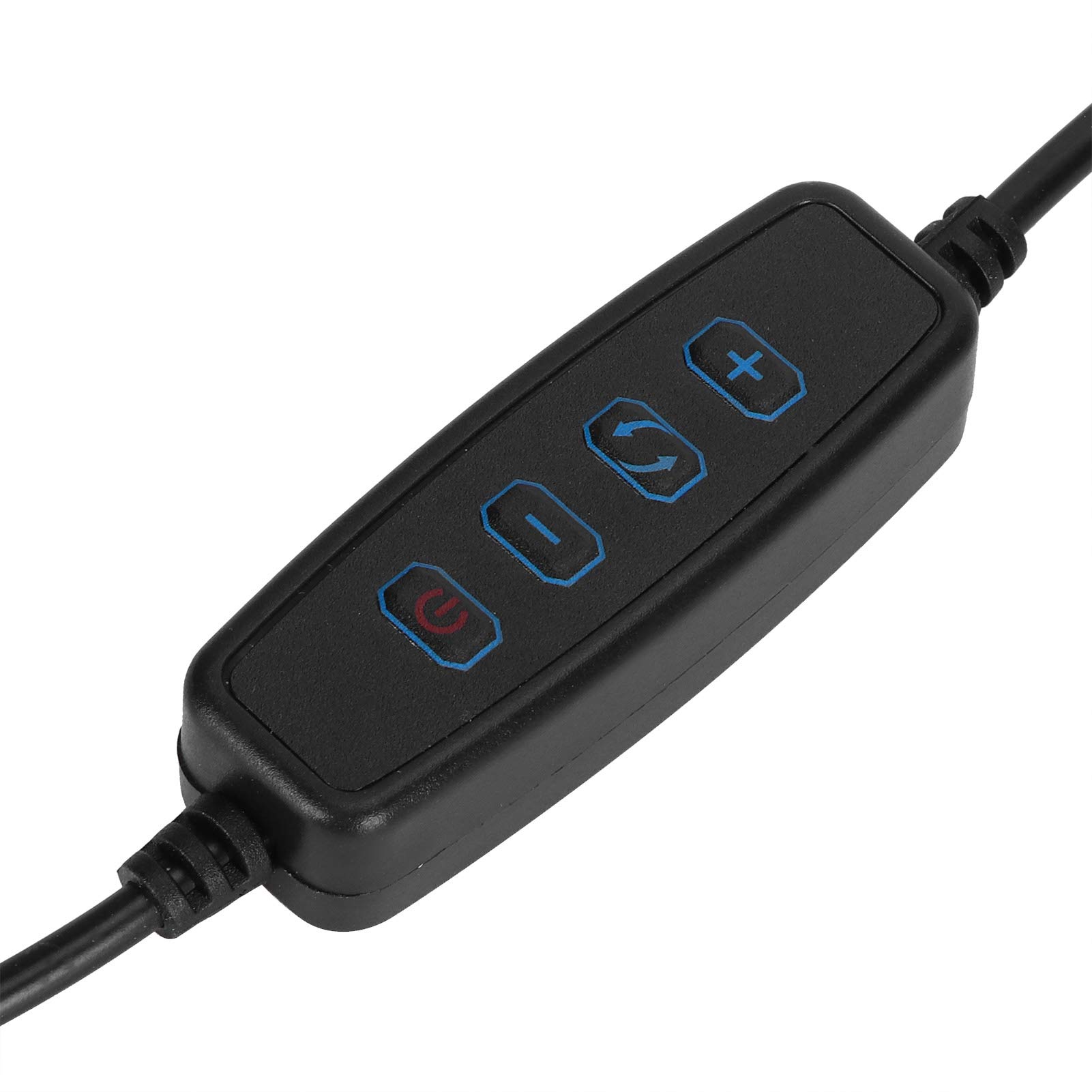 Luce a clip LED alimentata tramite USB, lampada da lettura regolabile in luminosità e con temperatura di colore a 3 livelli, dotata di collo d’oca flessibile; luce per libri