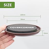 Vista 3 de Deslizadores de muebles para alfombra 8 PCS - 4 3/4 pulgadas Deslizadores para mover muebles Protectores de piso para patas de sillas - Mueve tus