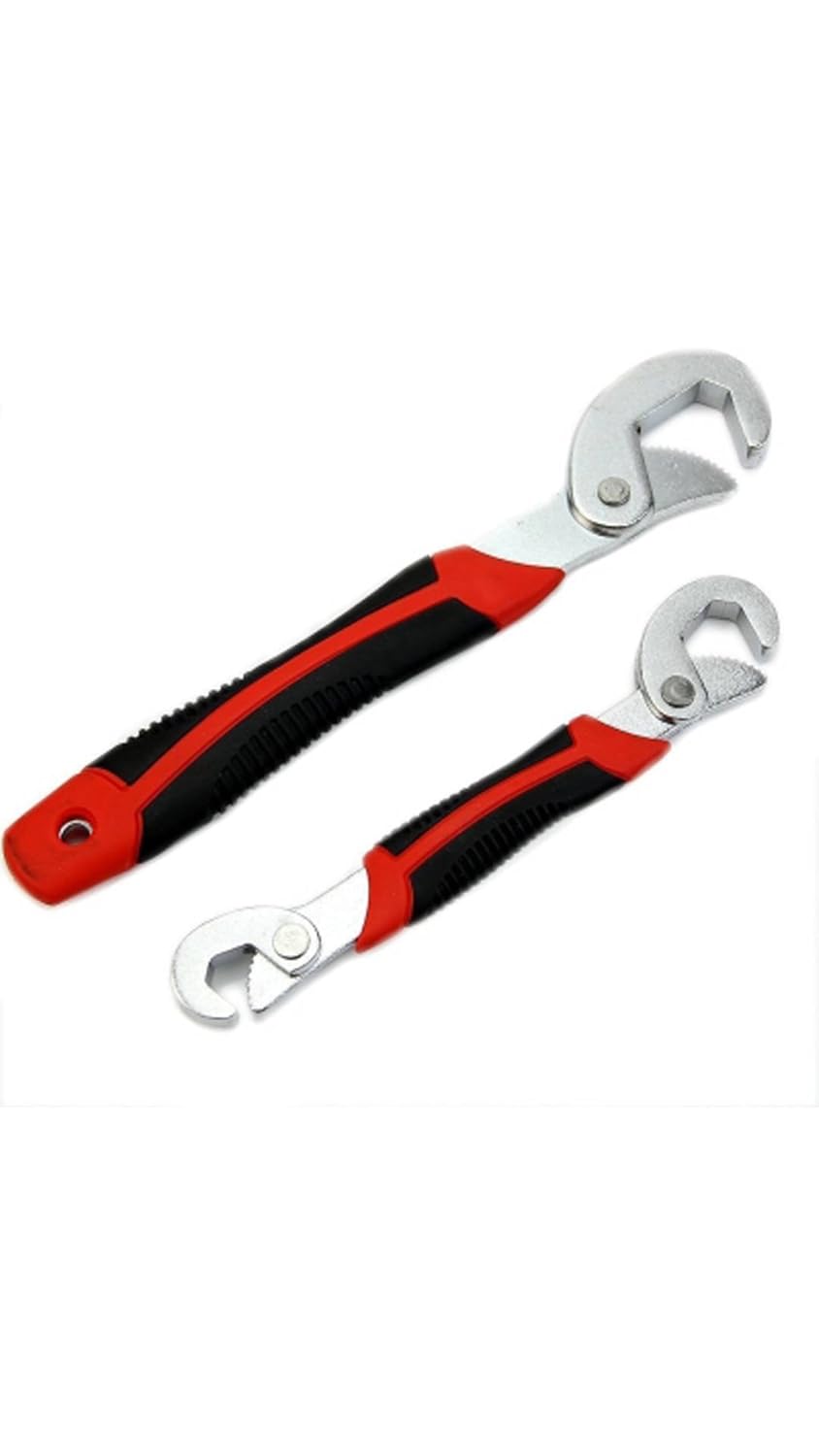 xhaiden Auto Adjustable Universal Wrench (Set of 2, Black and Red