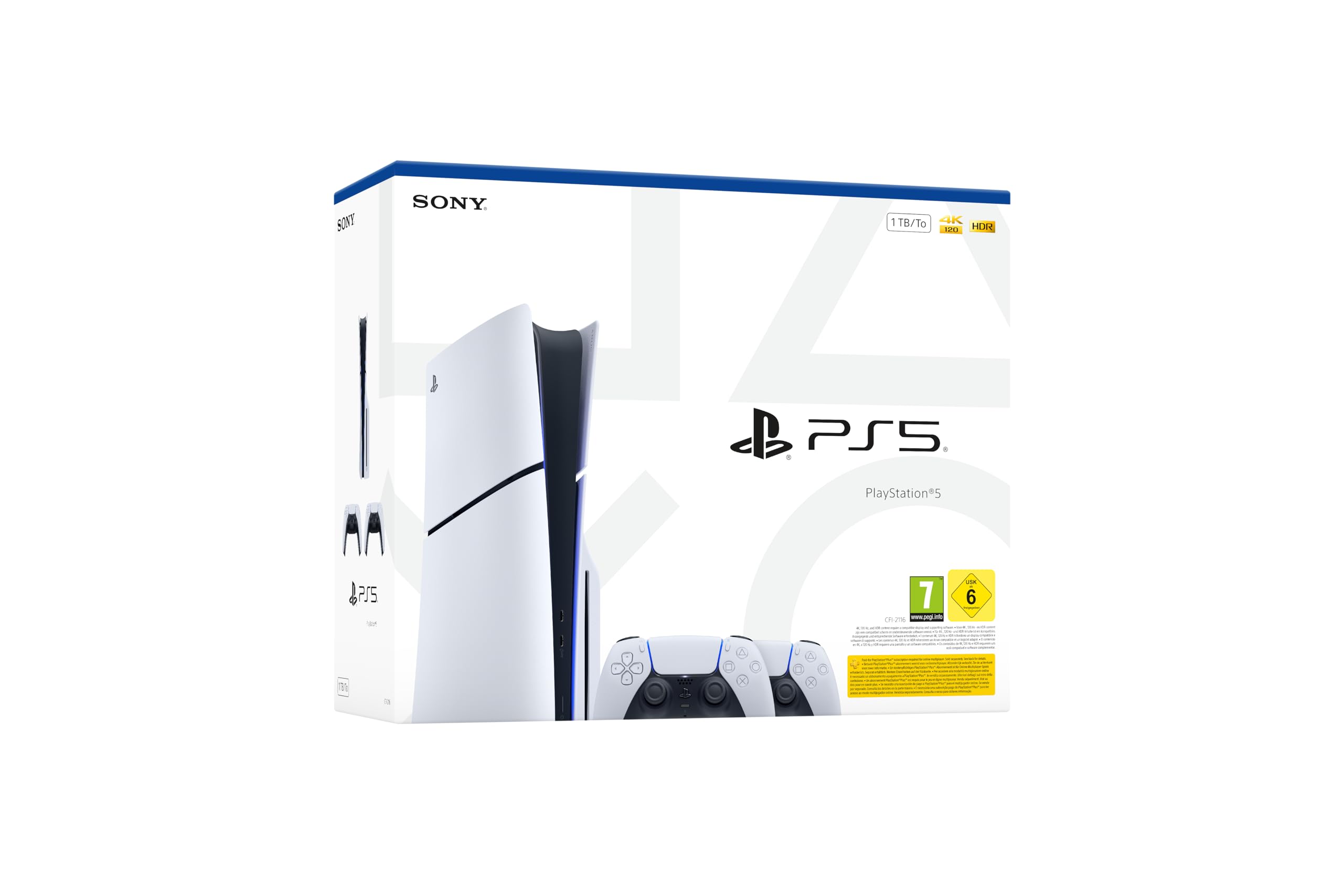 Sony Interactive Entertainment Bundle console PlayStation®5 1 TB - due controller wireless DualSense®