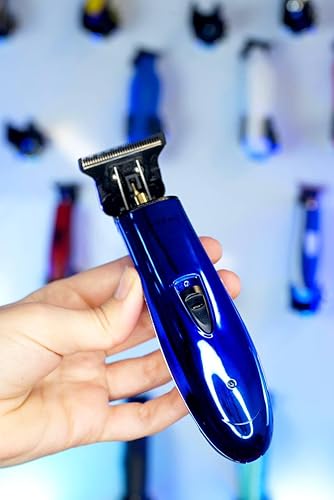 Miniatura 7 de Supreme Trimmer T-Shaper ST5205  Cortadora de pelo profesional para hombres  Recortadora de pelo inalámbrica con forro cero huecos  DLC azul