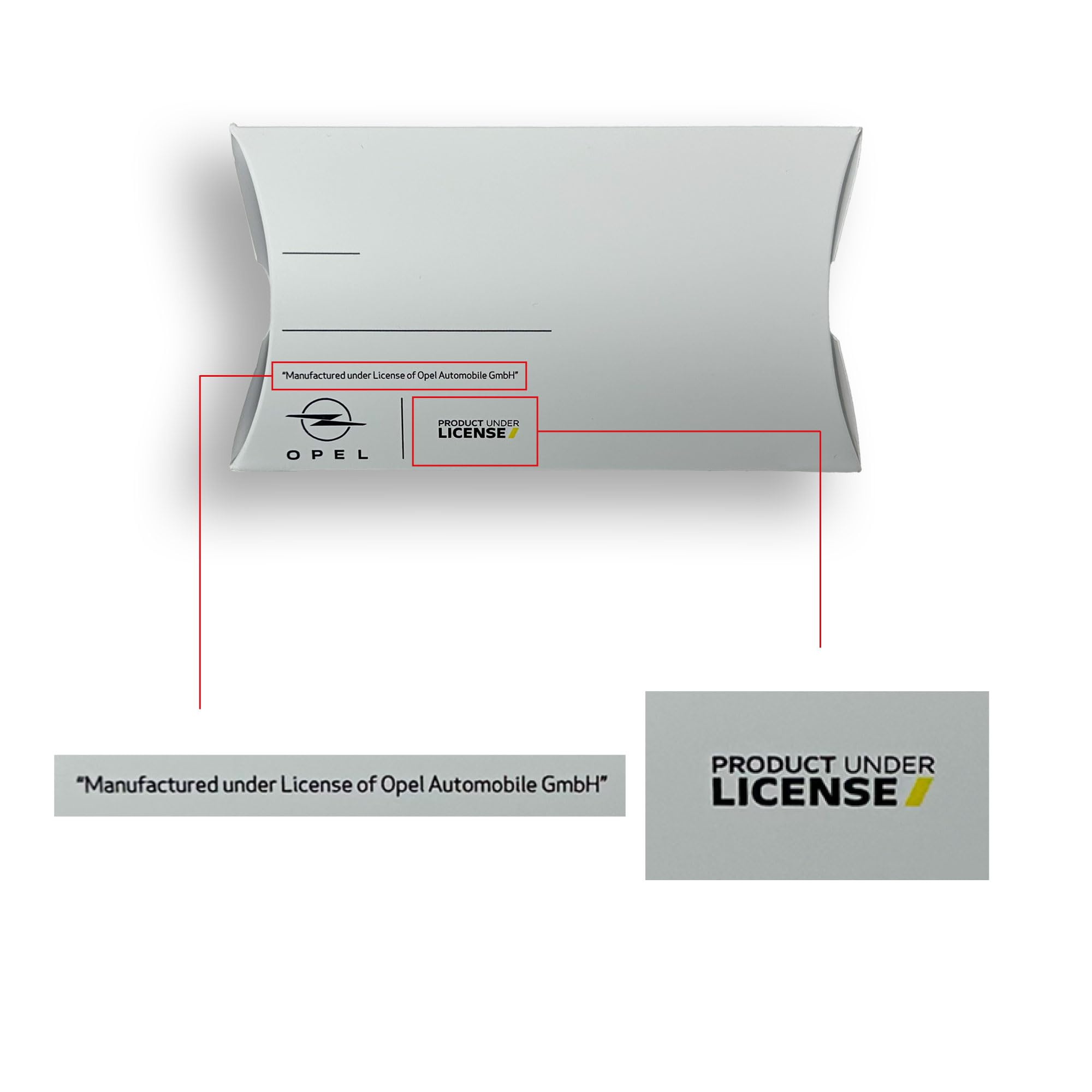 Llavero para Coche Compatible con Opel, Resistente y Duradero, Cierre con Anilla,, 90 x 20 mm (Negro Logo Negro)
