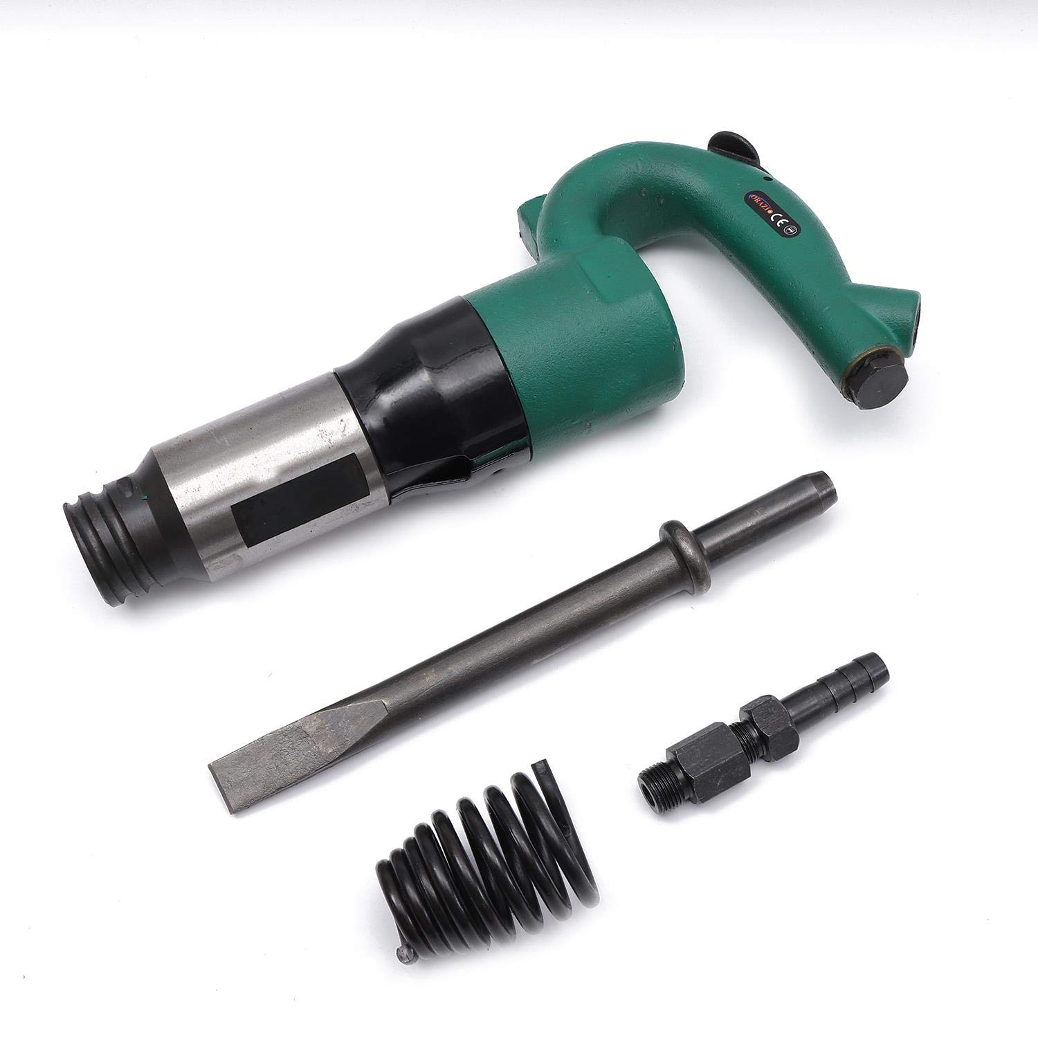 ORAZIO Disyuntor Neumático de Martillo Neumático Breaker Hammer con Cincel para Limpieza de Mezclador de Hormigón de Cincelado de Construcción Ligera 212610