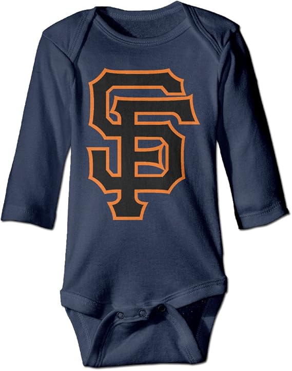 Amazon Co Jp Onemboss ベビー 男の子 女の子 赤ちゃん ロンパース 長袖 肌着 0 24m サンフランシスコ ジャイアンツ ボディースーツ 幼児服 ファッション