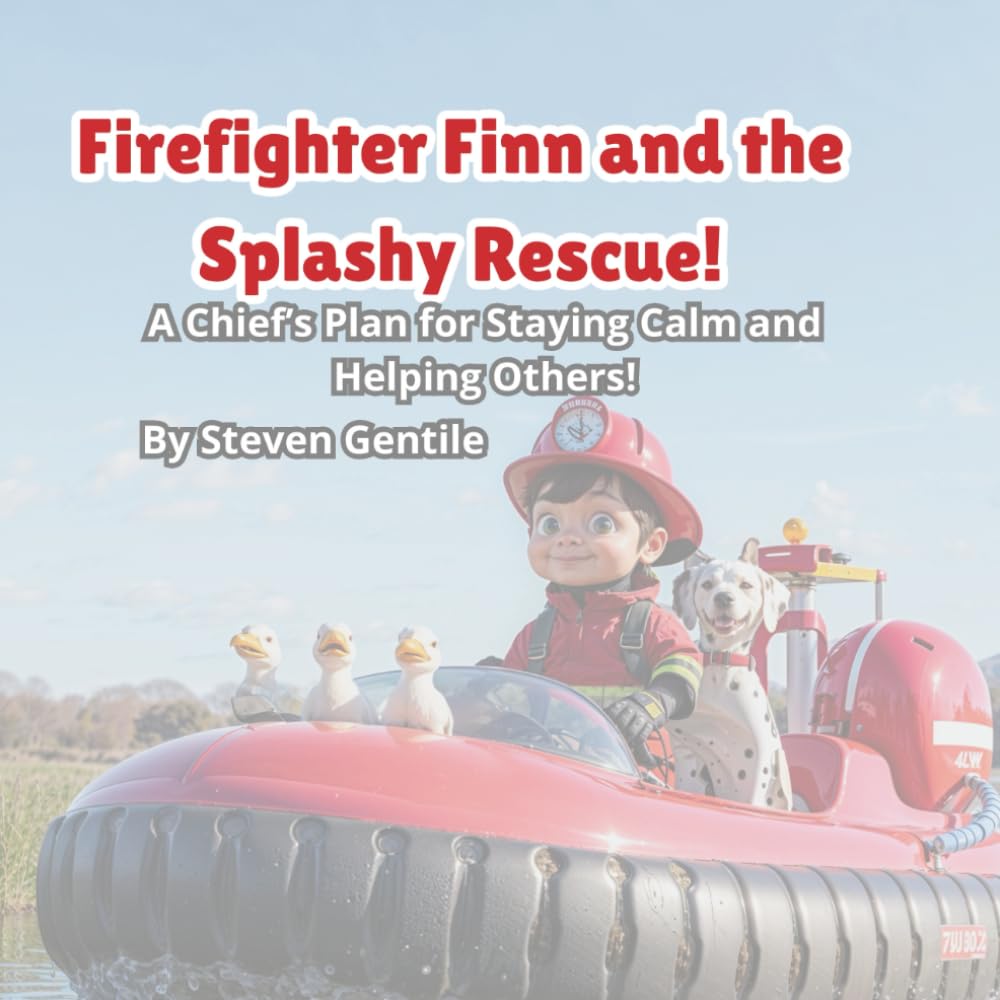 Firefighter Finn and the Splashy Rescue: A Chief’s Plan for Staying Calm and Helping Others! (Firefighter Finn: Fun & Adventures Stories)
