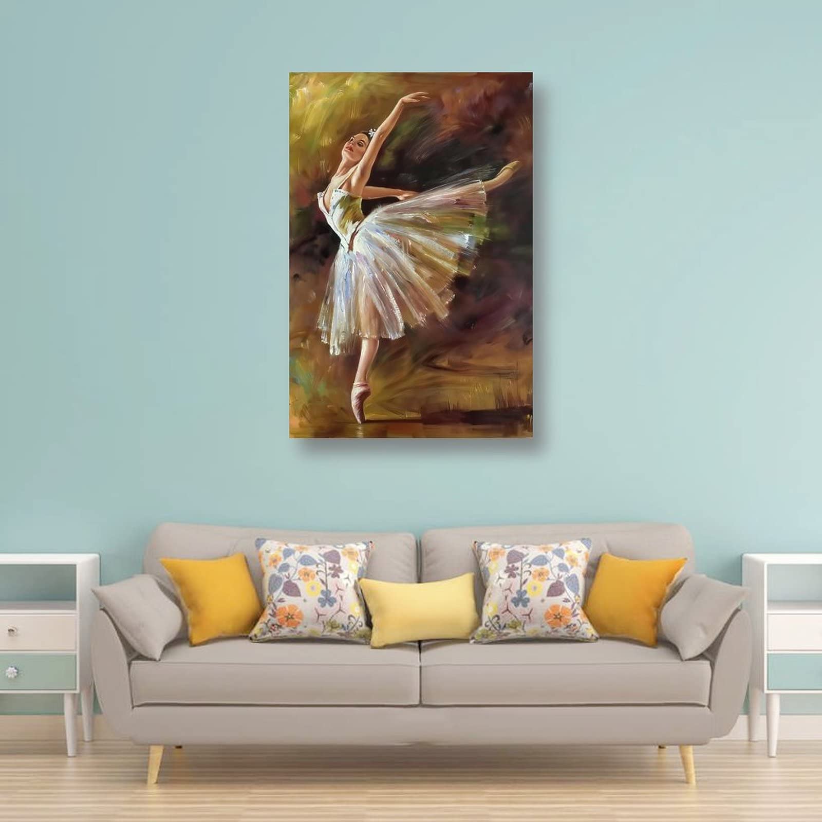 Wee Blue Coo Edgar Degas Ballet Class Old Master Painting Art Print Poster Wall Decor 12X16 Inch : Edgar Degas