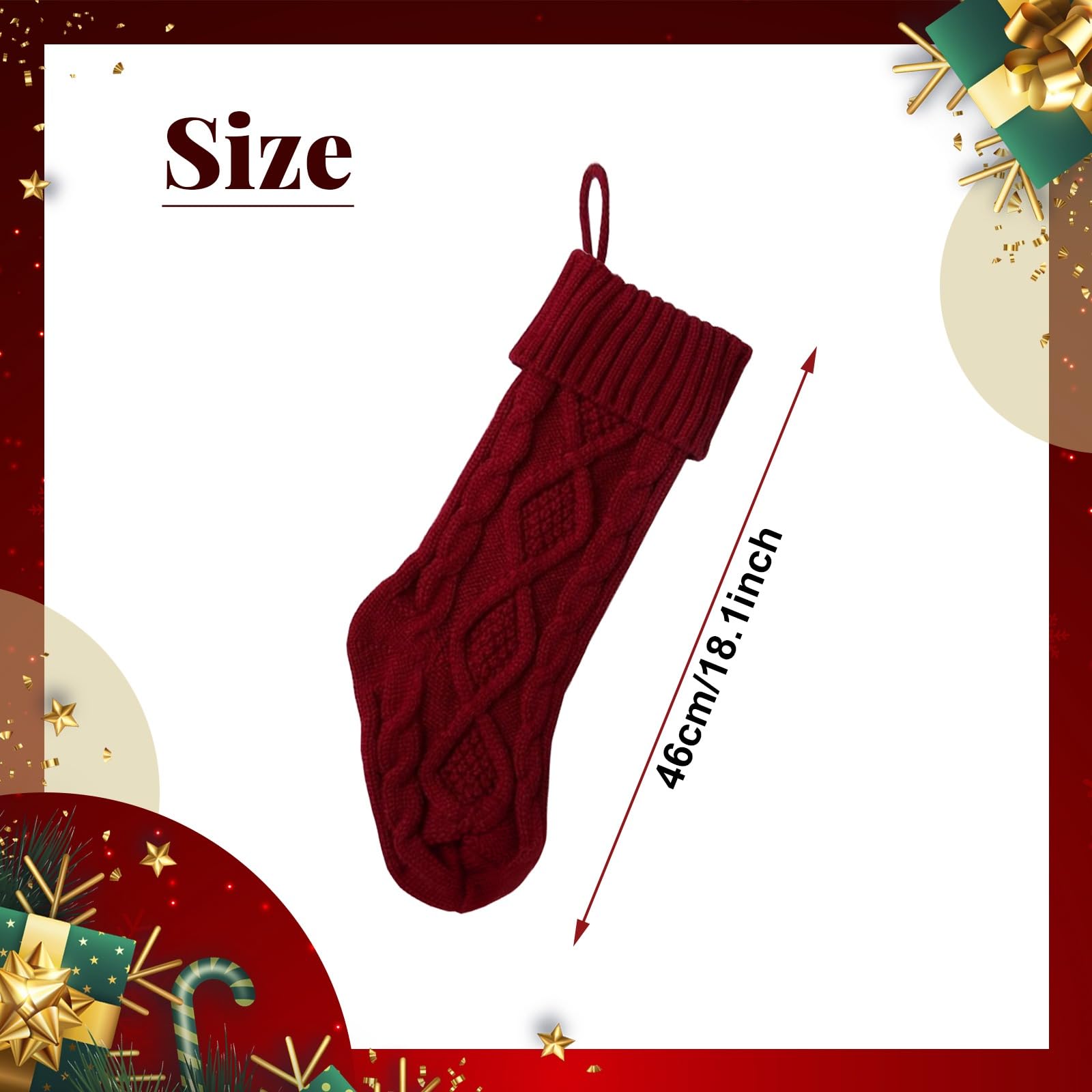 Cherisele Chaussette De Noël Personnalisée Avec Nom Grande Noël Bas Personnalisable A Suspendre