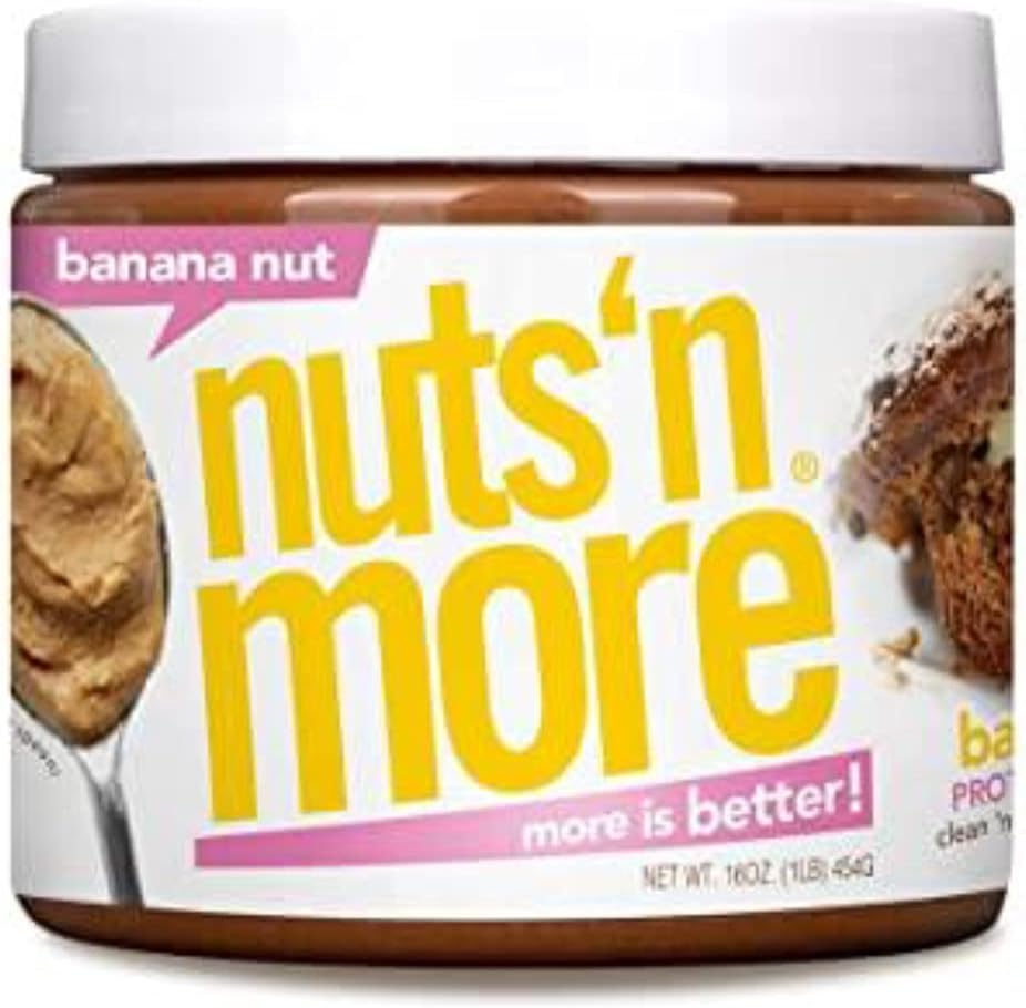 Nuts 'N More PEANUT BUTTERS BANANA NUT 1lb Amazon.ca Grocery