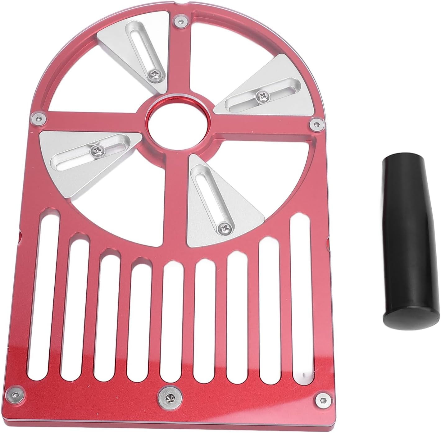 Universal Trim Router Base Plate, Aluminum Alloy with Handle for Router (65-132mm)