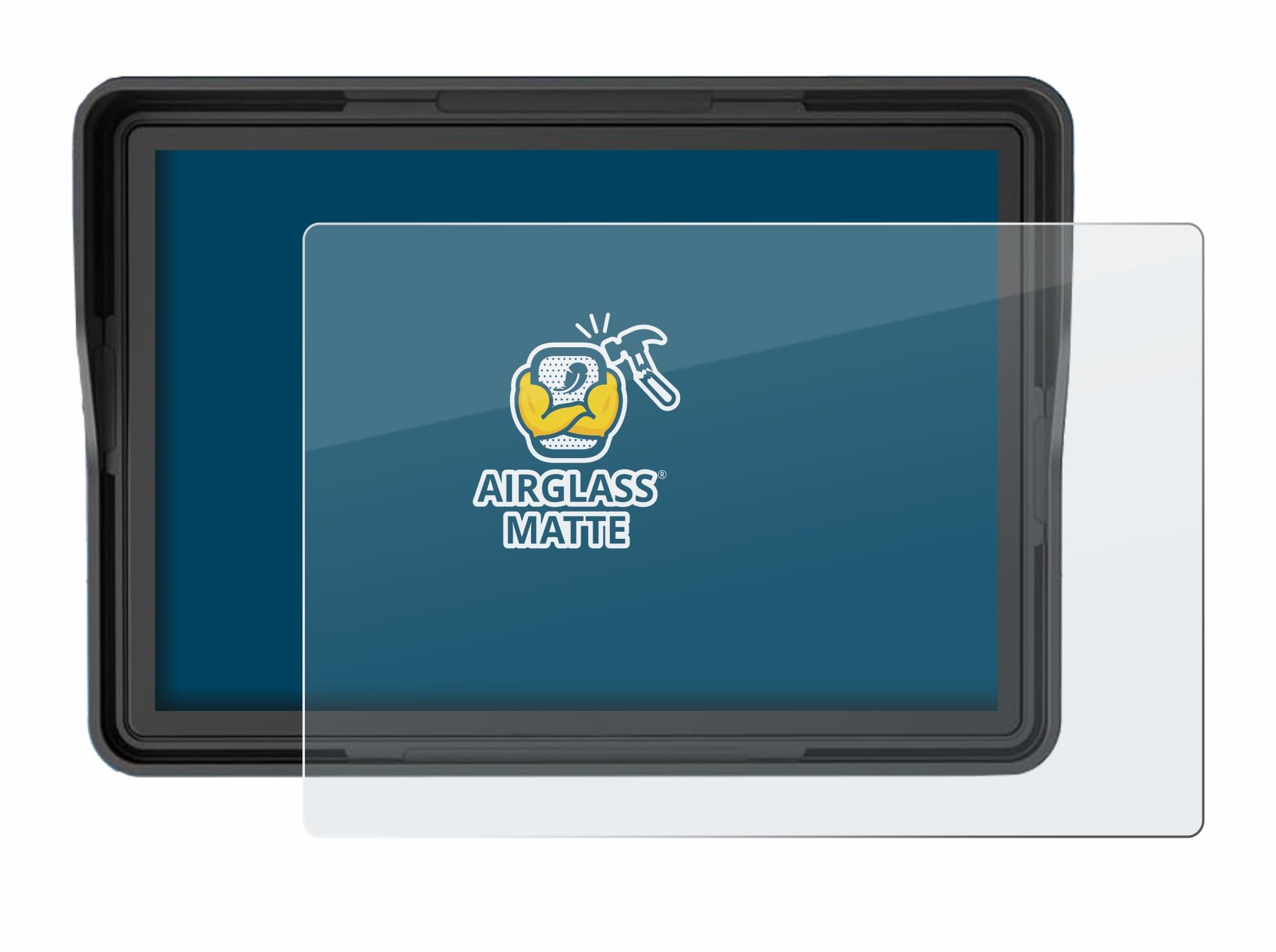 Protector De Pantalla Mate Antirreflejos BROTECT AirGlass Para Vechtel Motorrad Carplay 5", Dureza 9H, Ultra Fino Y Sin Burbujas
